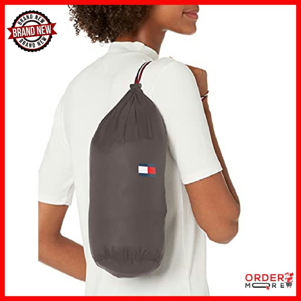 Long Down Puffer Jacket Mid Length Packable Hoode… - image 4